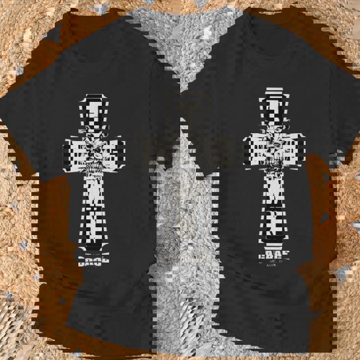 メンズ ドッグタウン ガレージ クロス クリスチャン 長袖tシャツ Tシャツ 高齢者への贈り物