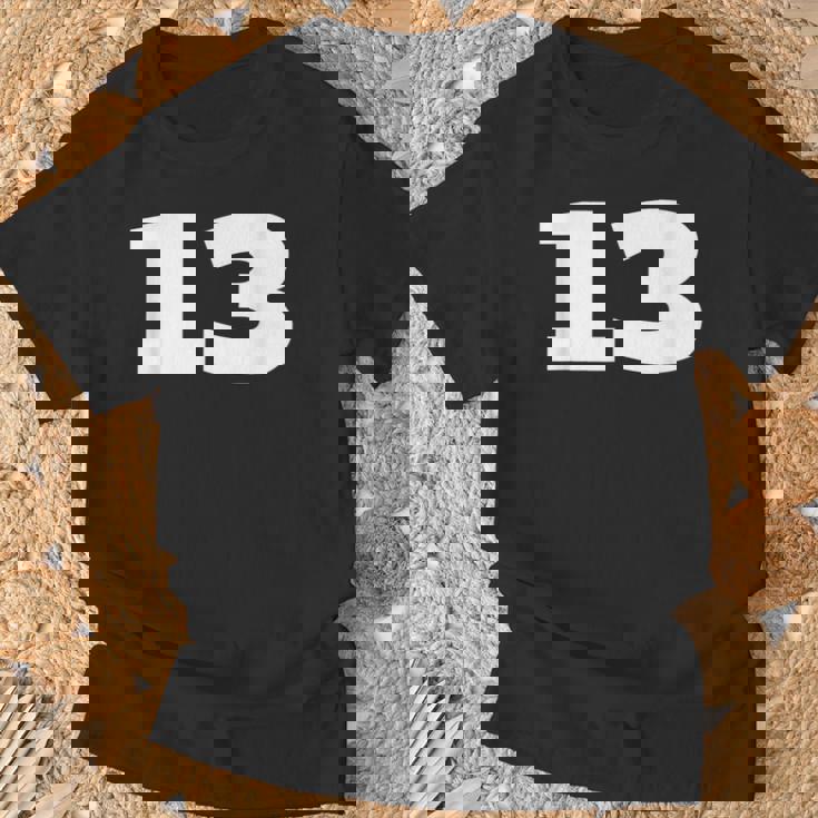 ナンバー13 Thirn スポーツチーム フロントプリント お揃い 誕生日 Tシャツ 高齢者への贈り物