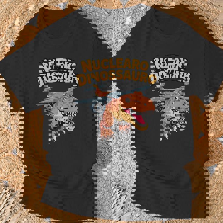 ヌクレアーロ ディノサウロ ウイルス イタリアン ブレイン ミーム Tシャツ 高齢者への贈り物