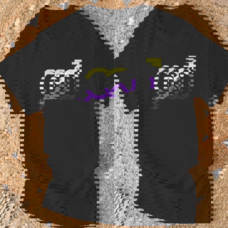 ノンバイナリー・プライド無限大 Tシャツ 高齢者への贈り物