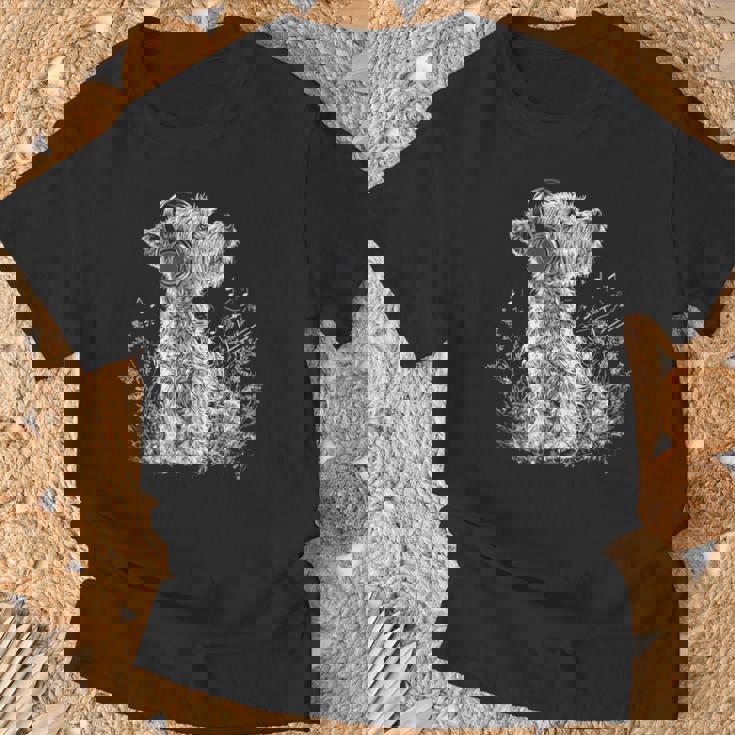 ノーフォークテリア ドッグミュージックヘッドホン ノーフォークテリア Tシャツ 高齢者への贈り物