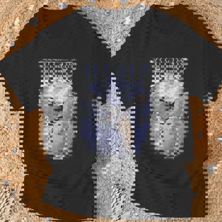 ハ゛ー キャット チョンキー ベンミーム 90年代 愚かな猫 特定 ダンク ミーム Tシャツ 高齢者への贈り物