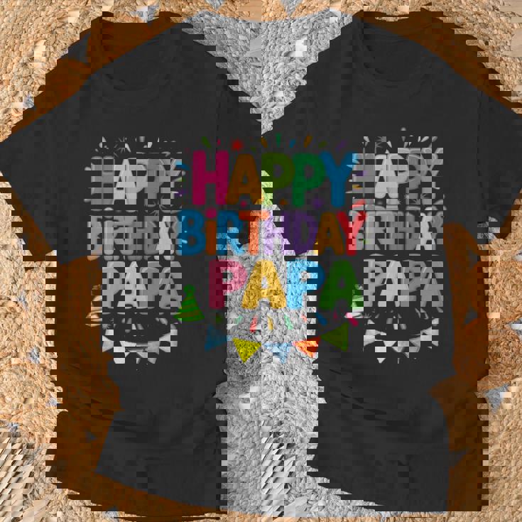 ハッピーバースデーパパはパパの誕生日 長袖tシャツ Tシャツ 高齢者への贈り物