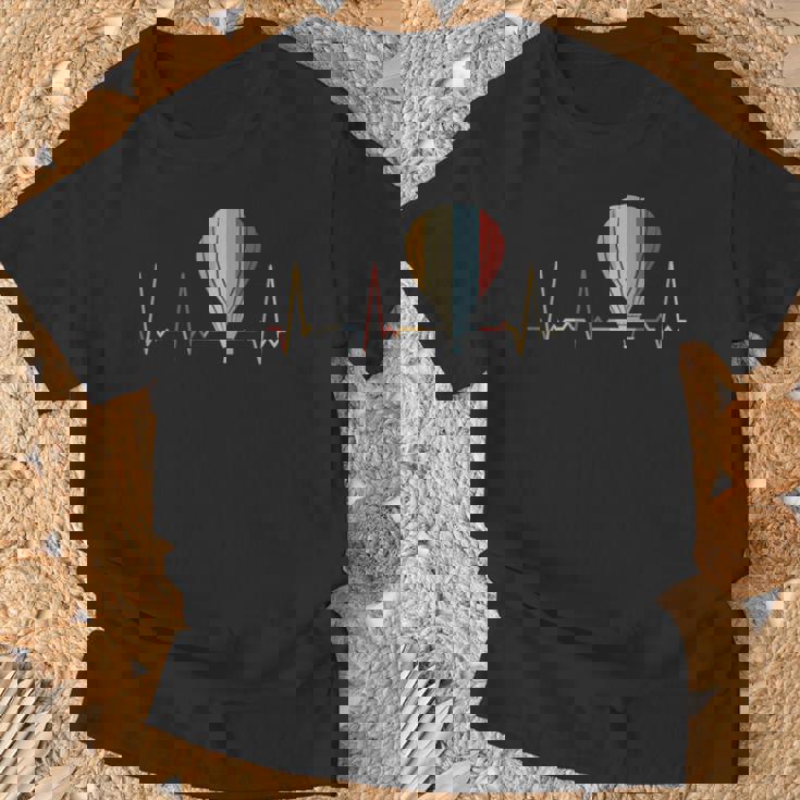 ハートビート熱気球 Tシャツ 高齢者への贈り物