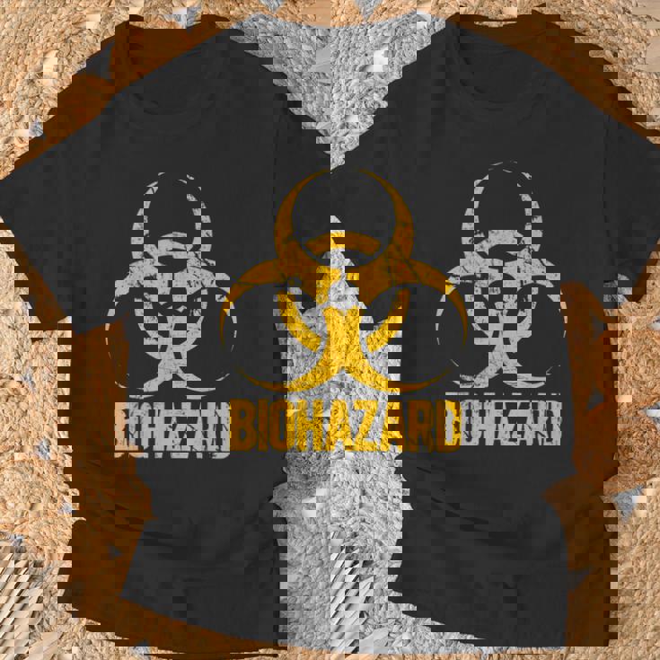 バイオハザード グランジスタイル アンティーク調 毒性 ビンテージ Tシャツ 高齢者への贈り物