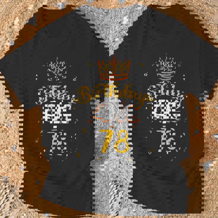 バースデーキング 78 ロイヤルテーマ 誕生日パーティー お祝い 78歳 Tシャツ 高齢者への贈り物