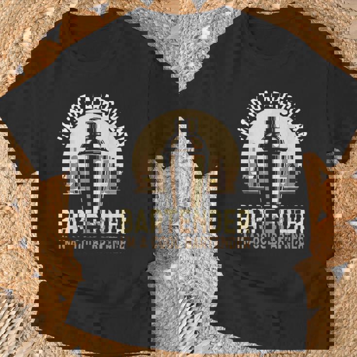 バーテンダー バーテンダー Tシャツ 高齢者への贈り物