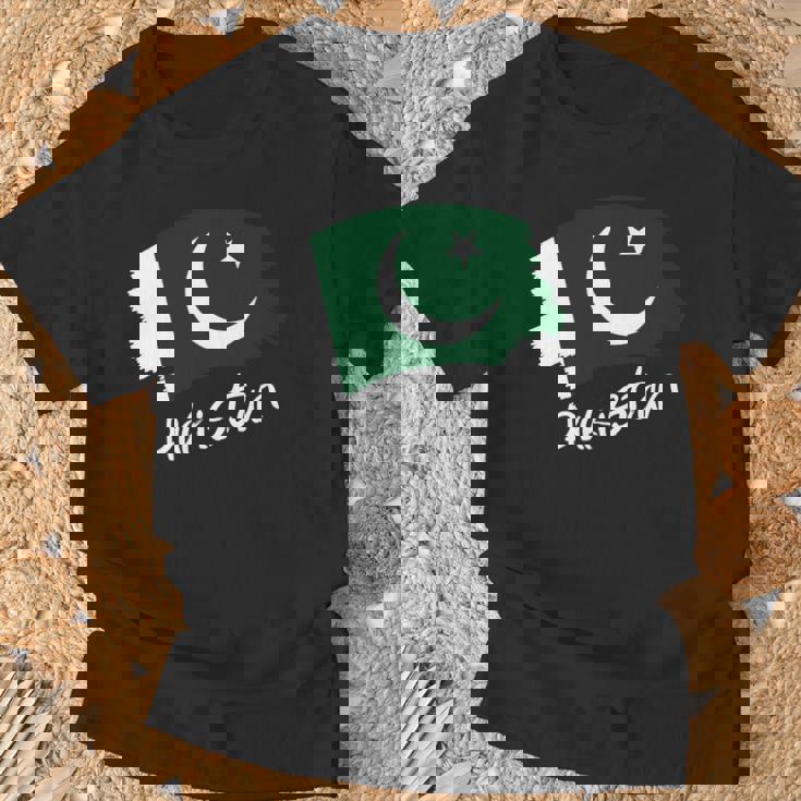 パキスタンの旗パキスタン 長袖tシャツ Tシャツ 高齢者への贈り物