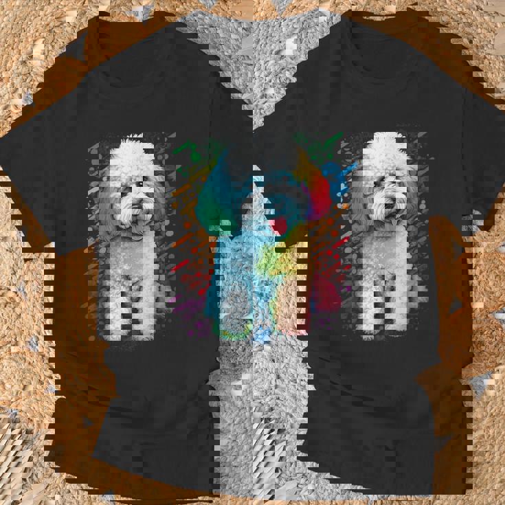 ビション・フリーゼ好きのかわいいビション・フリーゼの犬 Tシャツ 高齢者への贈り物