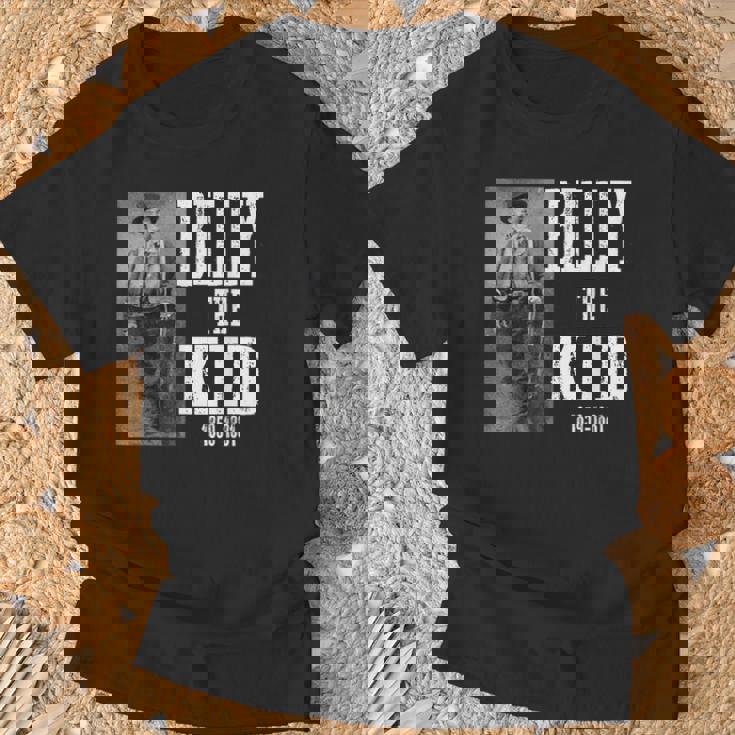 ビリー・ザ・キッド 1859-1881ウィリアム・H・ボニー、ヘンリー・マッカーティ Tシャツ 高齢者への贈り物