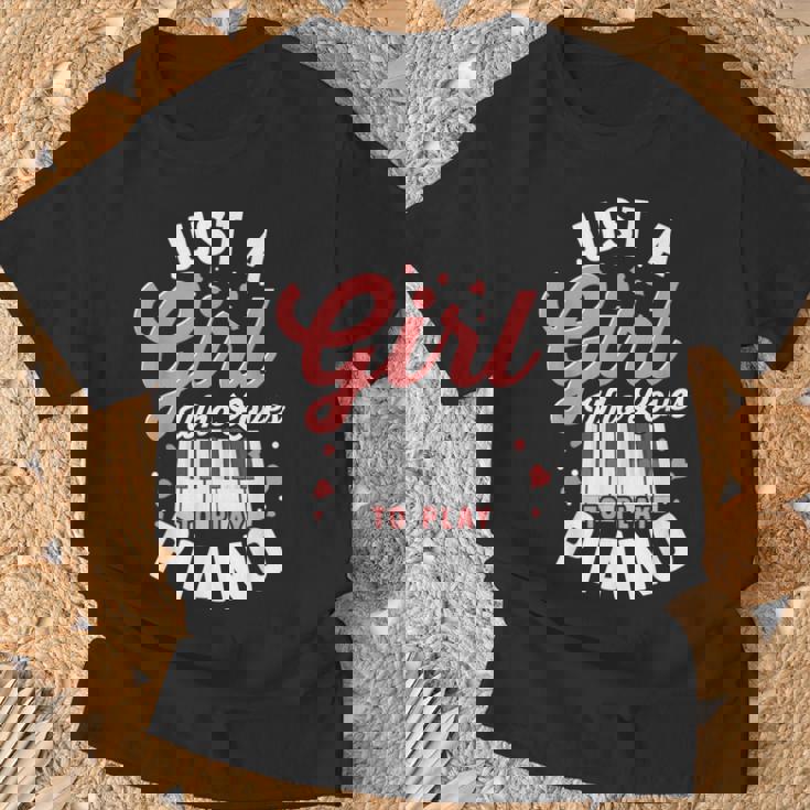 ピアノ ピアノ ジャズ キーボード 作曲家 ピアノプレーヤー Tシャツ 高齢者への贈り物