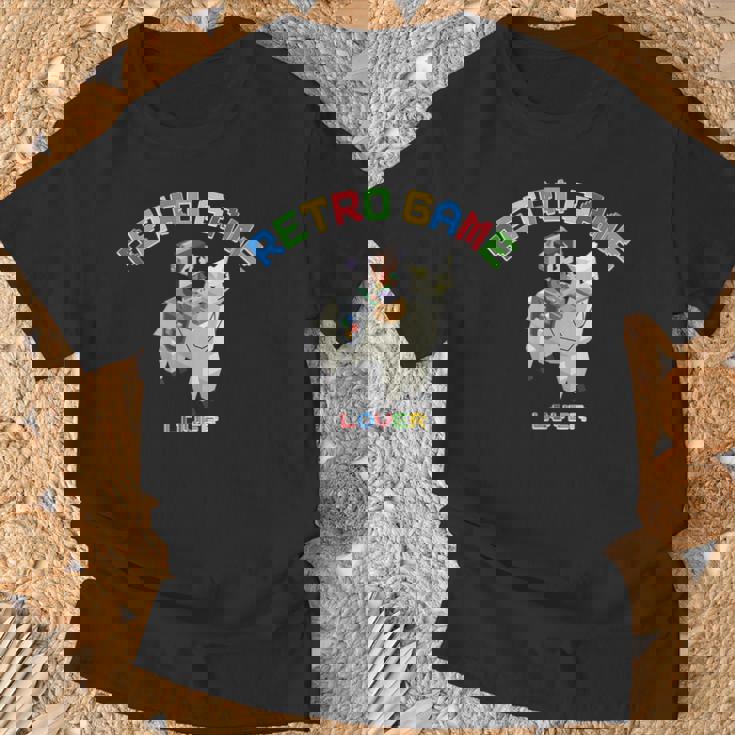 ピクセルアニマルズ アルパカ 白 はるまり Harumari レトロゲーム Lover Love ストリーマー Tシャツ 高齢者への贈り物