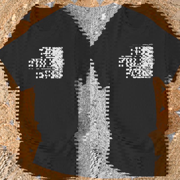 ピットブルフェイス ファニー ドッグ ピットブル Tシャツ 高齢者への贈り物