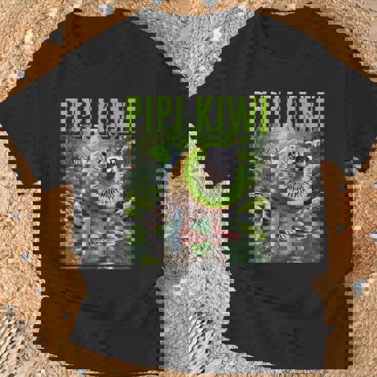 ピピ キウイ アライグマ Ai モンスター イタリアン ブレイン ロット ボーイ ミーム ジョーク Tシャツ 高齢者への贈り物