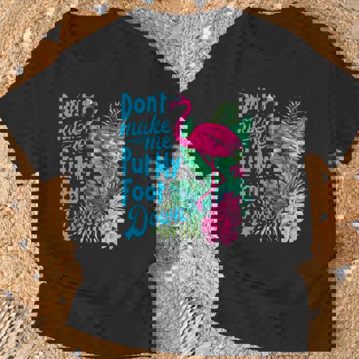 ピンクのフラミンゴ Tシャツ 高齢者への贈り物