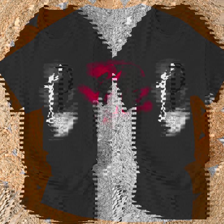 ピンクパンサー ル ピンクシルエット 霧の中 長袖tシャツ Tシャツ 高齢者への贈り物