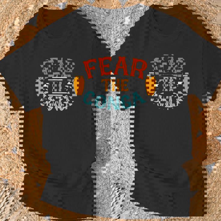 フィア ザ コンガ 不滅 コンガ 楽器 コンガ Tシャツ 高齢者への贈り物