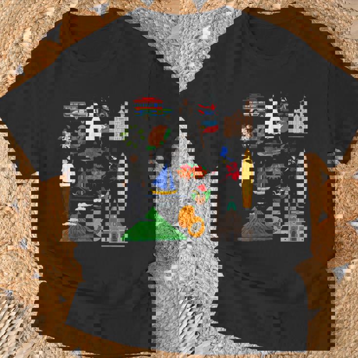 フィリピン フィリピンのアイコン お土産旅行 Tシャツ 高齢者への贈り物