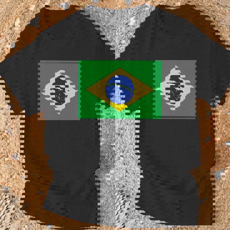 ブラジル レディース メンズ キッズ 左胸 ブラジル国旗 Tシャツ 高齢者への贈り物