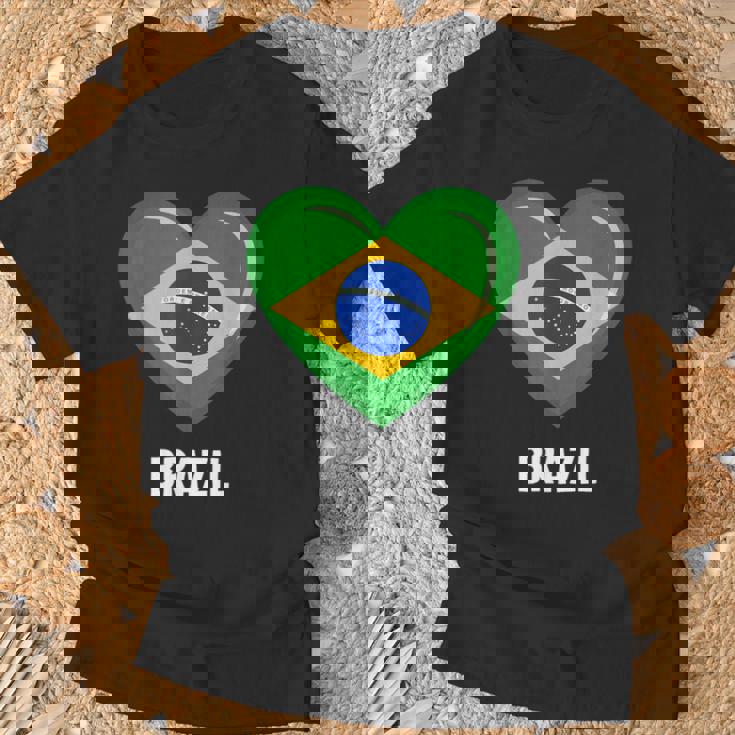 ブラジル国旗シャツ Tシャツ 高齢者への贈り物