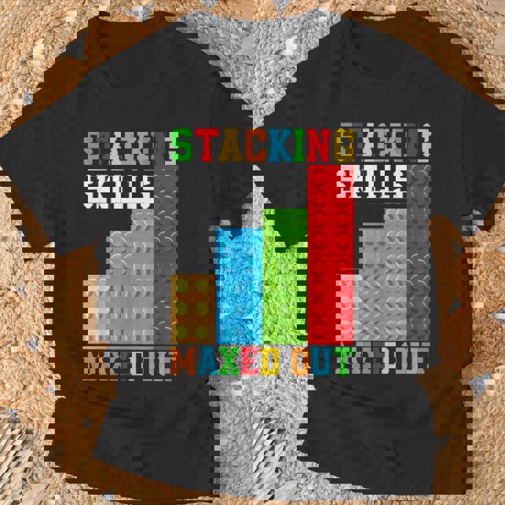 ブロックブロック-積み重ねスキルの最大化 Tシャツ 高齢者への贈り物