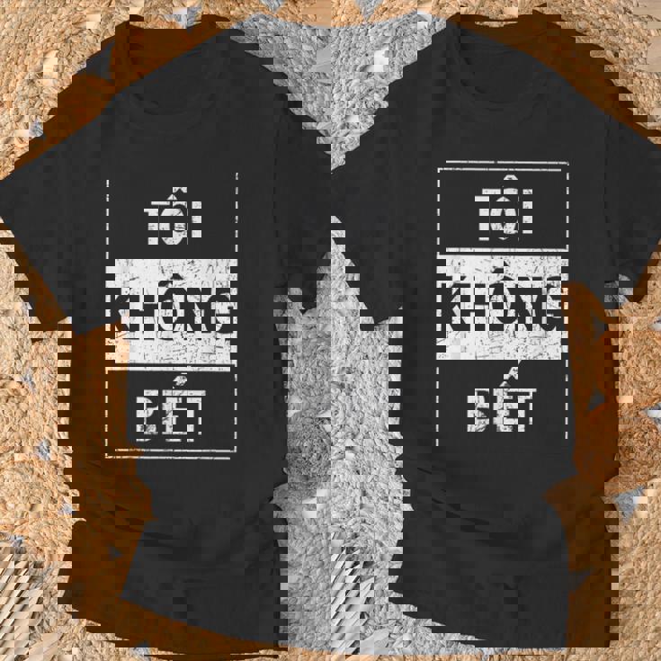 ベトナム語 わからない面白い ベトナム語 Tシャツ 高齢者への贈り物