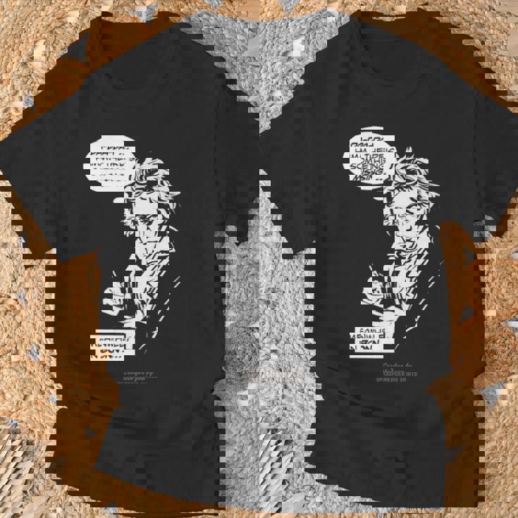 ベートーヴェン デザイン 第5交響曲 ダ、ダ、ダ ベートーヴェン 長袖tシャツ Tシャツ 高齢者への贈り物