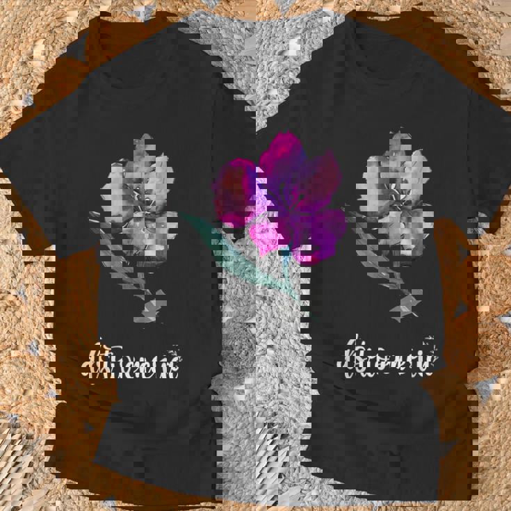 ペルー百合が大好きなアルストロメリアフラワー ピンク 2023 Tシャツ 高齢者への贈り物