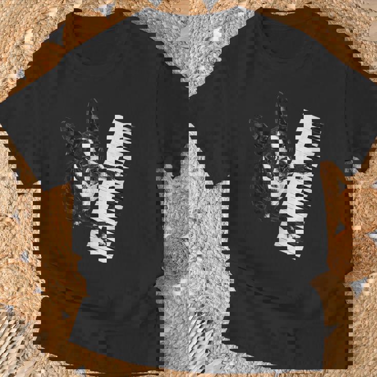 ボストンテリア ピアノ ピアニスト 犬好き Tシャツ 高齢者への贈り物