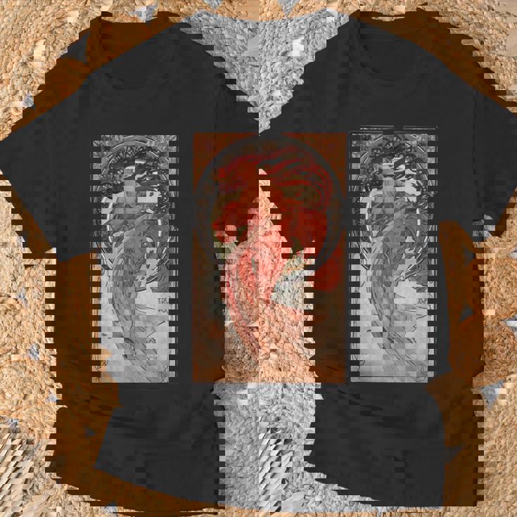 ミュシャの踊り Tシャツ 高齢者への贈り物