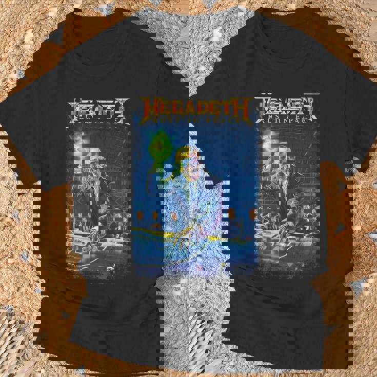 メガデス-ラスト・イン・ピース 長袖tシャツ Tシャツ 高齢者への贈り物