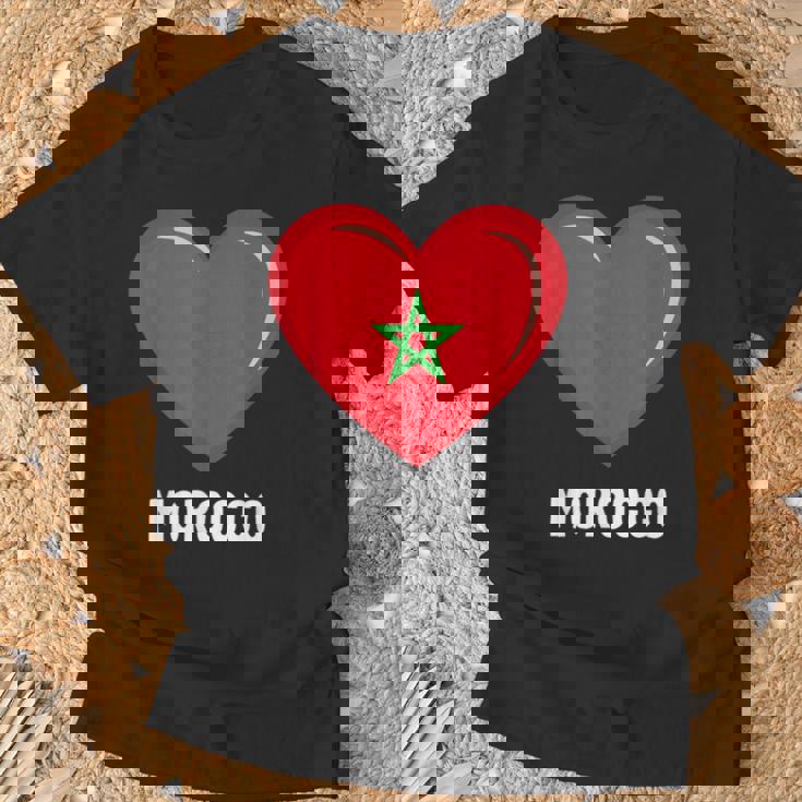 モロッコ国旗シャツ Tシャツ 高齢者への贈り物