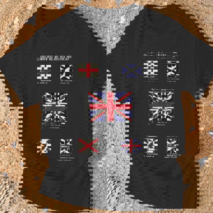 ユニオンジャックの進化 Tシャツ 高齢者への贈り物