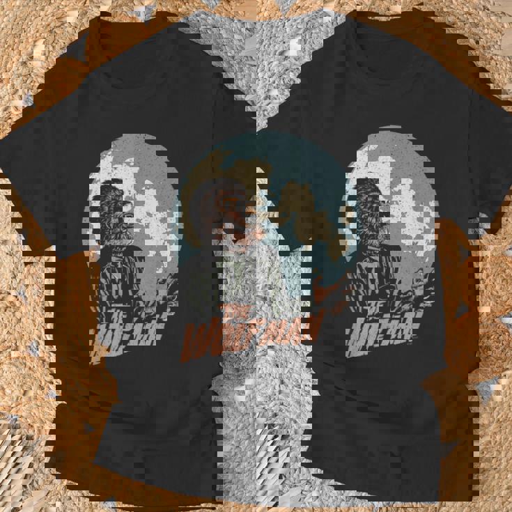 ユニバーサル モンスター ウルフマン ムーン Tシャツ 高齢者への贈り物