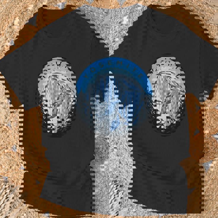 ヨセミテ国立公園 ハーフドーム ヴィンテージポスター スーベニア Tシャツ 高齢者への贈り物