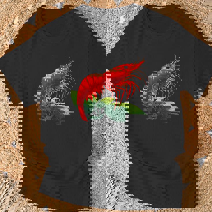 レッドチェリー シュリンプ ブリーダー ネオカラディナ 淡水水槽 Tシャツ 高齢者への贈り物