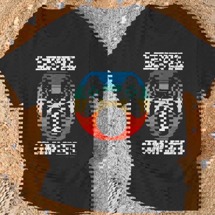 レベル1 結婚1周年記念ギフト 彼への完全ギフト Tシャツ 高齢者への贈り物