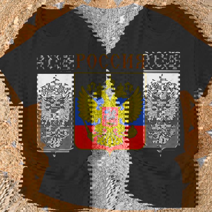 ロシアの国章 Tシャツ 高齢者への贈り物