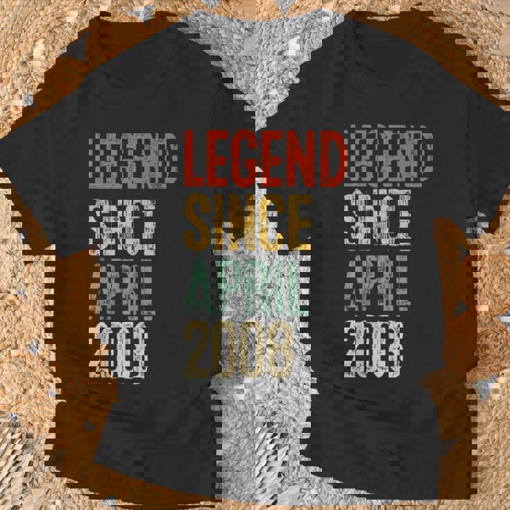 ヴィンテージ 18歳の誕生日デコレーション メンズ 18歳 2008年 18歳の誕生日 Tシャツ 高齢者への贈り物