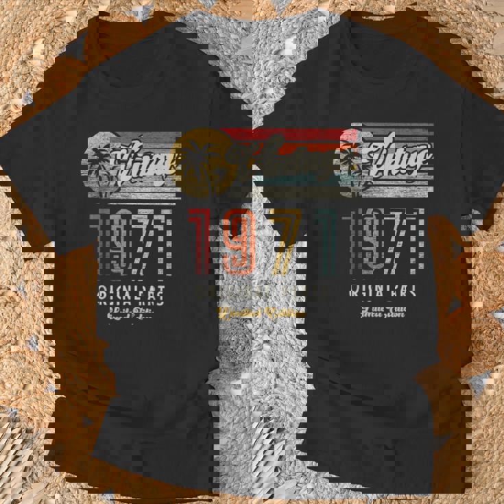 ヴィンテージ 1971 オリジナルパーツ パームス 55歳の誕生日 Tシャツ 高齢者への贈り物