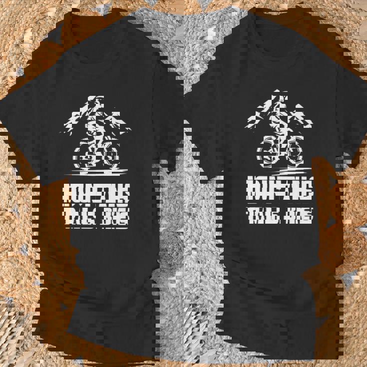 ヴィンテージ マウンテンバイク メンズ レディース バイカー Mtb トレイルバイク 長袖tシャツ Tシャツ 高齢者への贈り物