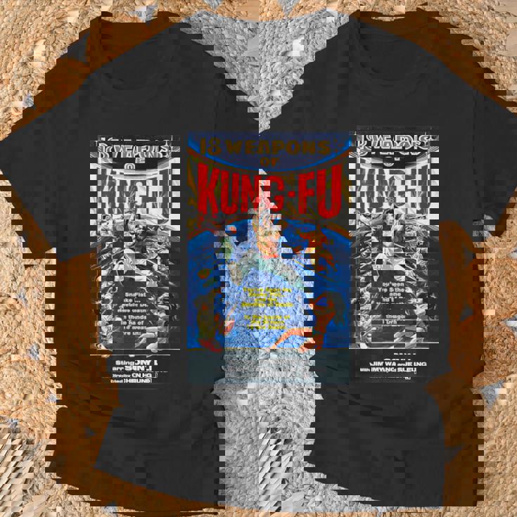 ヴィンテージカンフー格闘技映画レトロギフト Tシャツ 高齢者への贈り物