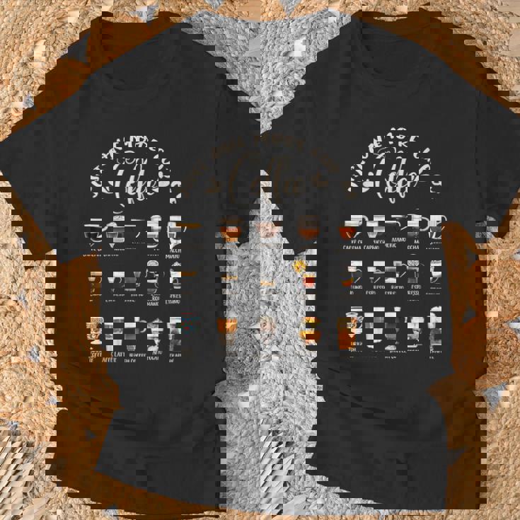 世界のコーヒーの種類 コーヒー Tシャツ 高齢者への贈り物