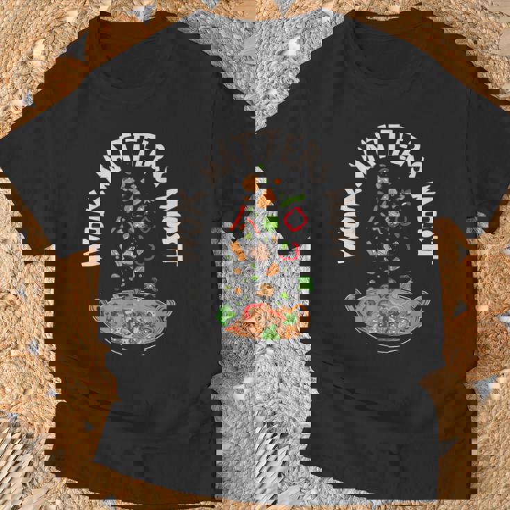 中華料理 アジアン 中華鍋 料理 食通 食品 ステートメント Tシャツ 高齢者への贈り物