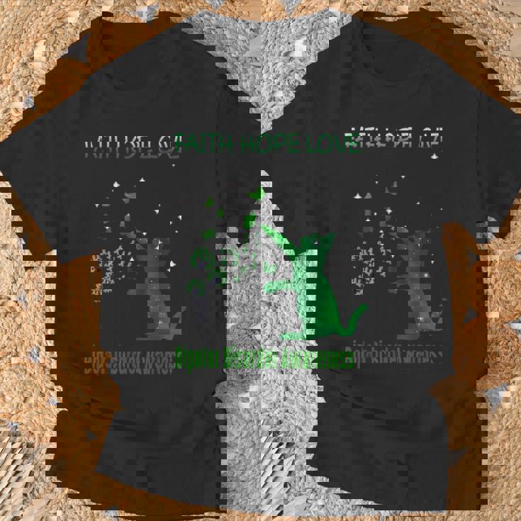 信仰希望愛双極性障害認識 Tシャツ 高齢者への贈り物