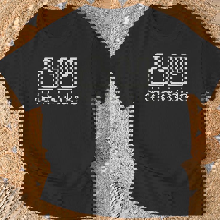 凸凹 Dekoboko でこぼこ デコボコ とつおう だくぼく 漢字 シンプル かっこいい Tシャツ 高齢者への贈り物