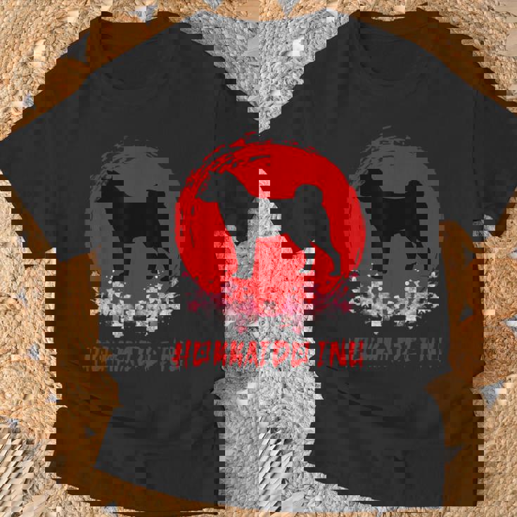 北海道犬 日本犬種 おもしろ子犬好き Tシャツ 高齢者への贈り物