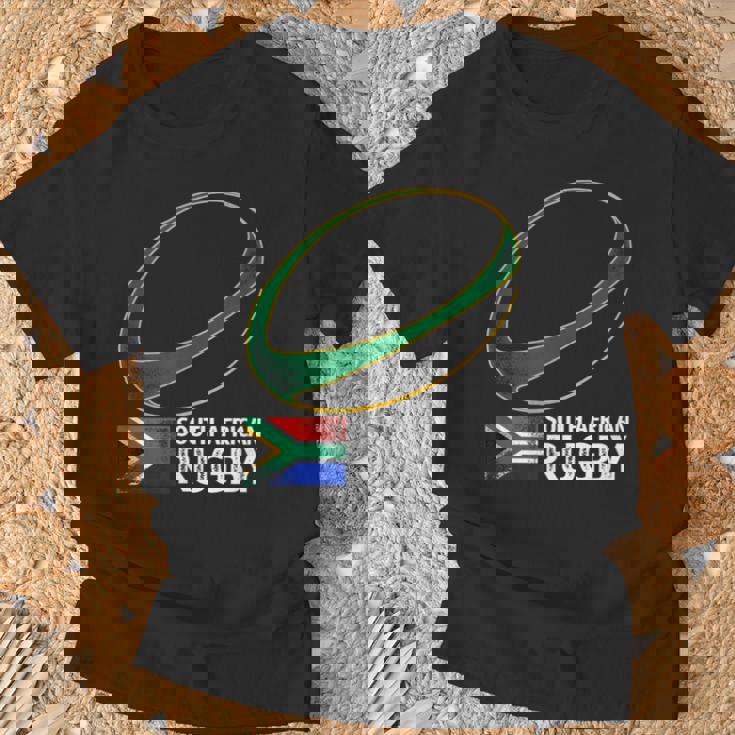 南アフリカラグビー南アフリカ国旗 Tシャツ 高齢者への贈り物