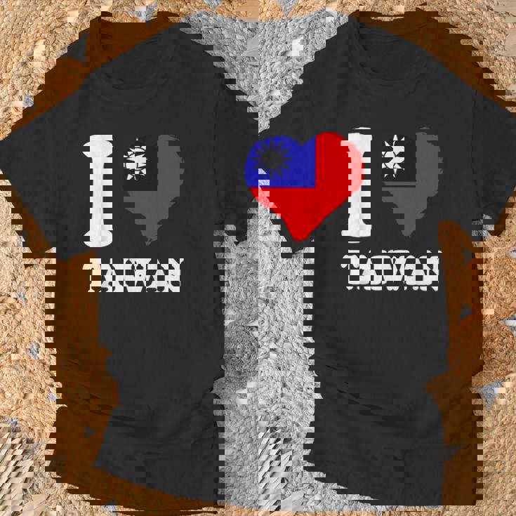 台湾の誇り 台湾のルーツ I Love Taiwan 台湾国旗 Tシャツ 高齢者への贈り物