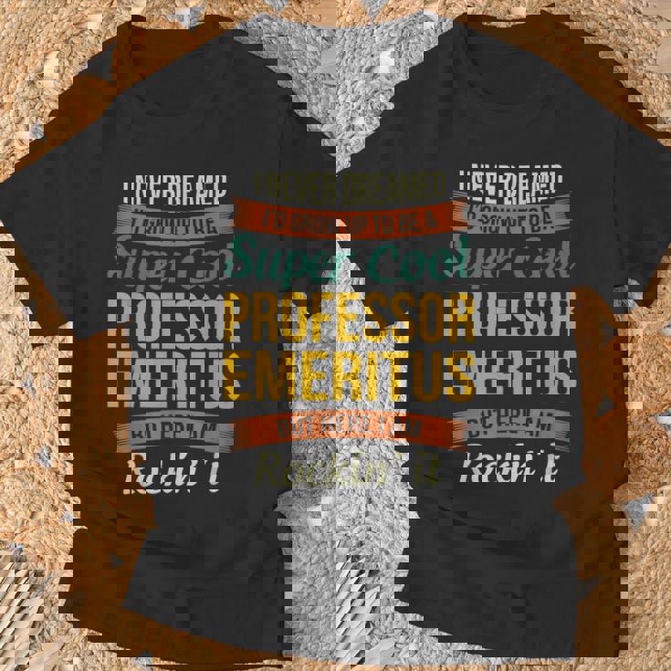 名誉教授ギフト 面白い感謝 Tシャツ 高齢者への贈り物